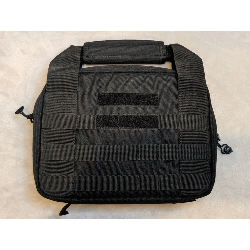 Tactical Performance Range Bag MOLLE Black Pistol Ammo Gear Carry‎ Case